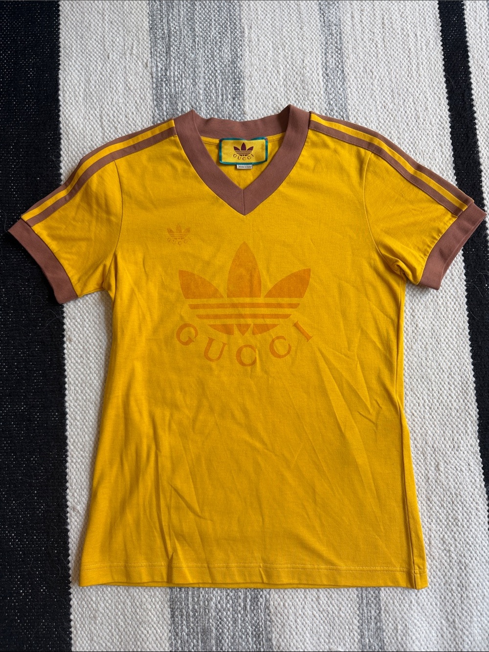 Gucci x Adidas Ringer T Shirt NEW